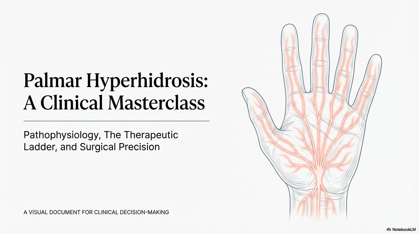 Hyperhidrosis overview infographic